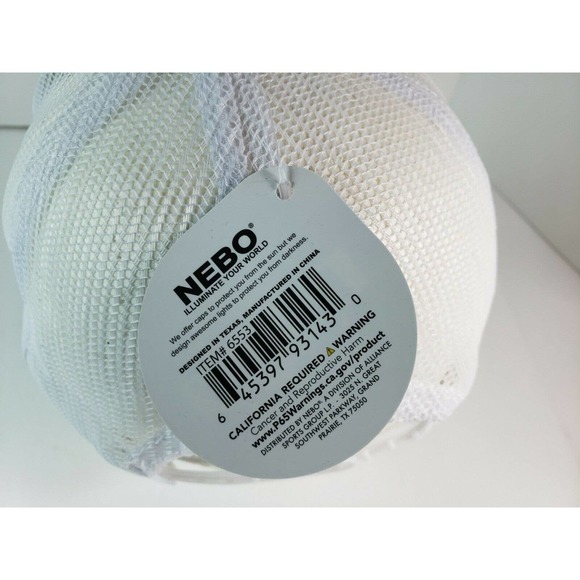 NEBO Flashlights Hat Cap NWT Mesh Snapback - Picture 6 of 9